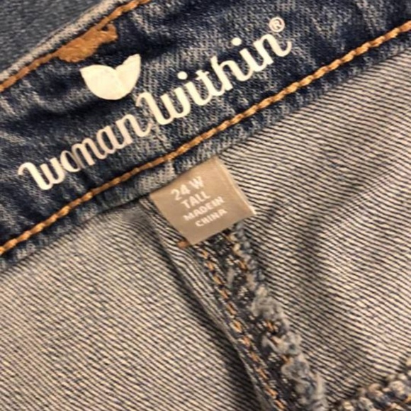 Wide Leg Jeans 24 Talls - Picture 4 of 4